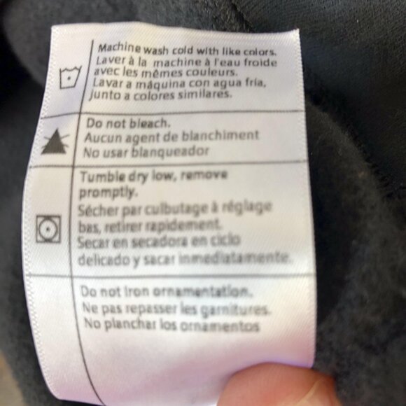 Carhartt Hoodie Mens 2XL Black K288 Pullover Original Fit Logo Sleeve Workwear - Picture 7 of 8